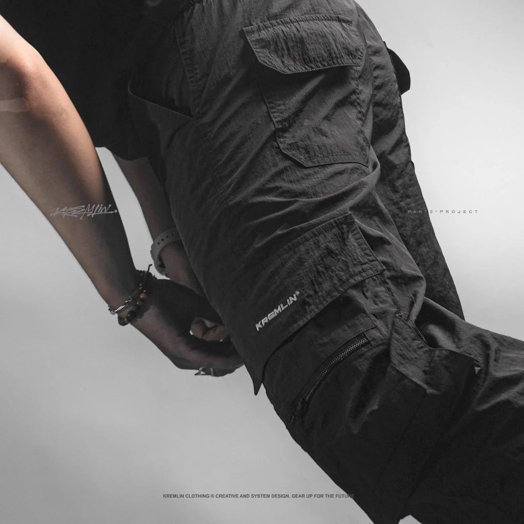 KREMLIN Long Pants Celana Nylon Cringkle Techwear Gorpcore - CASCADE